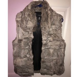 Fur vest (rabbit fur)